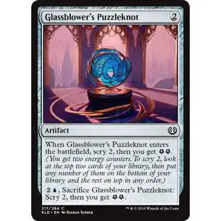 MtG Trading Card Game Kaladesh Common Glassblower's Puzzleknot #217
