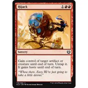 MtG Trading Card Game Kaladesh Common Hijack #118