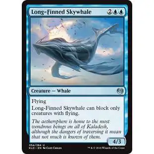 MtG Trading Card Game Kaladesh Uncommon Foil Long-Finned Skywhale #54