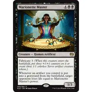 MtG Trading Card Game Kaladesh Rare Marionette Master #90