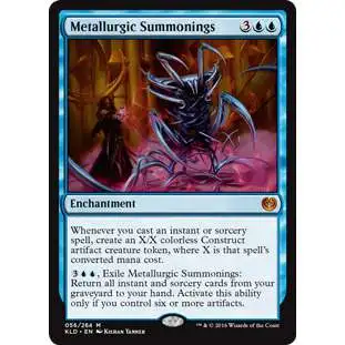 MtG Trading Card Game Kaladesh Mythic Rare Metallurgic Summonings #56