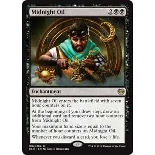 MtG Trading Card Game Kaladesh Rare Midnight Oil #92