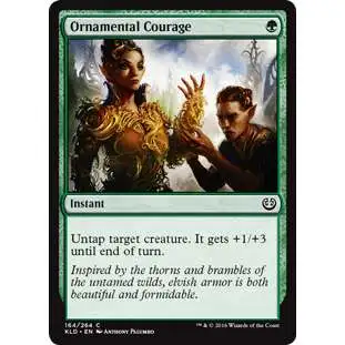 MtG Trading Card Game Kaladesh Common Ornamental Courage #164