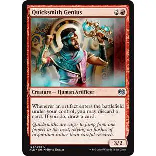 MtG Trading Card Game Kaladesh Uncommon Quicksmith Genius #125