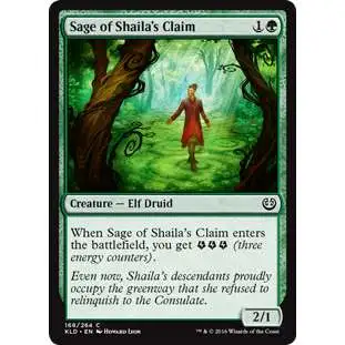 MtG Trading Card Game Kaladesh Common Foil Sage of Shaila's Claim #168