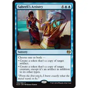 MtG Trading Card Game Kaladesh Rare Saheeli's Artistry #62