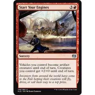 MtG Trading Card Game Kaladesh Uncommon Foil Start Your Engines #135