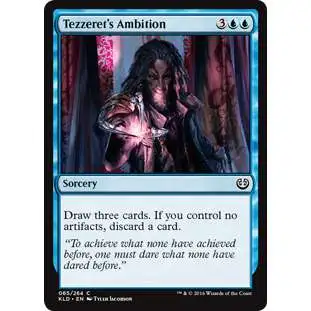 MtG Trading Card Game Kaladesh Common Foil Tezzeret's Ambition #65