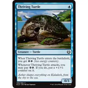 MtG Trading Card Game Kaladesh Common Thriving Turtle #66