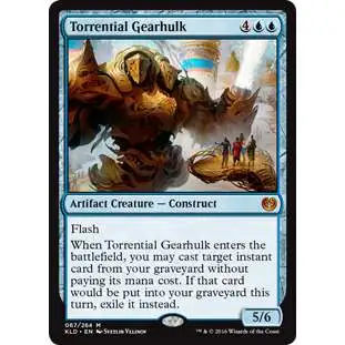 MtG Trading Card Game Kaladesh Mythic Rare Torrential Gearhulk #67