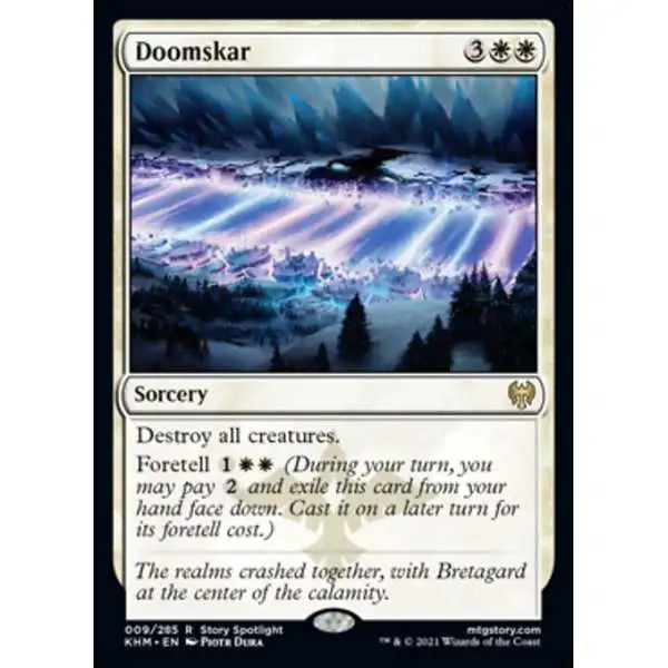 MtG Trading Card Game Kaldheim Rare Foil Doomskar #9