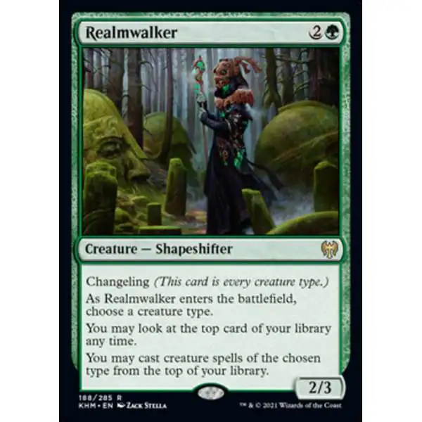 MtG Trading Card Game Kaldheim Rare Realmwalker #188