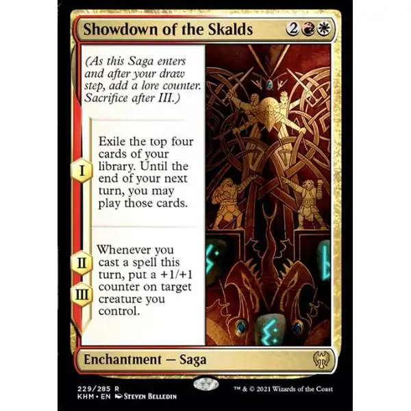 MtG Trading Card Game Kaldheim Rare Showdown of the Skalds #229