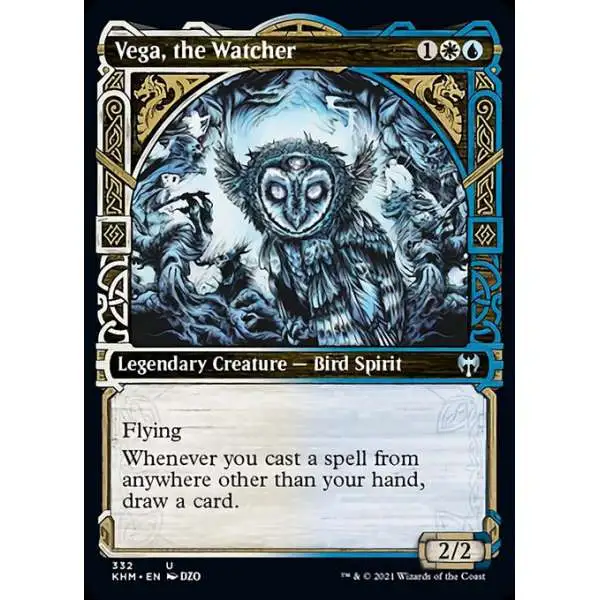 MtG Trading Card Game Kaldheim Uncommon Vega, the Watcher #332 [Showcase]