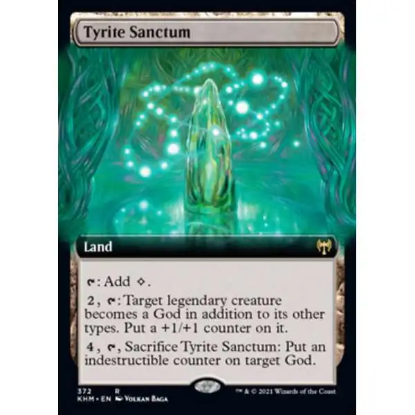 MtG Trading Card Game Kaldheim Rare Tyrite Sanctum #372 [FOIL Extended Art]