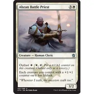 MtG Khans of Tarkir Uncommon Abzan Battle Priest #1