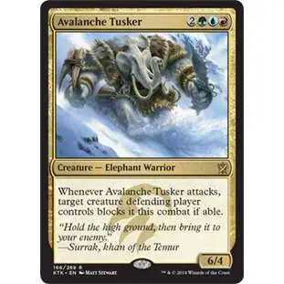 MtG Khans of Tarkir Rare Foil Avalanche Tusker #166
