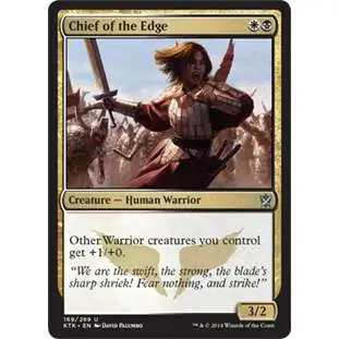MtG Khans of Tarkir Uncommon Foil Chief of the Edge #169
