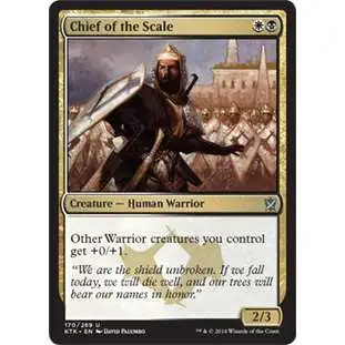 MtG Khans of Tarkir Uncommon Foil Chief of the Scale #170