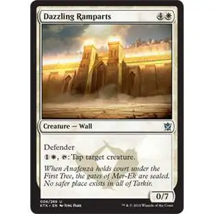 MtG Khans of Tarkir Uncommon Dazzling Ramparts #6