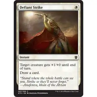 MtG Khans of Tarkir Common Defiant Strike #7