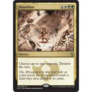 MtG Khans of Tarkir Rare Duneblast #174