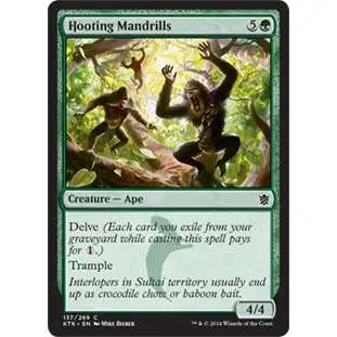 MtG Khans of Tarkir Common Foil Hooting Mandrills #137