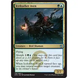 MtG Khans of Tarkir Uncommon Foil Icefeather Aven #178