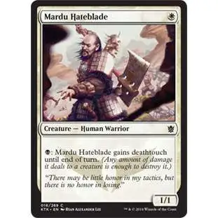 MtG Khans of Tarkir Common Foil Mardu Hateblade #16