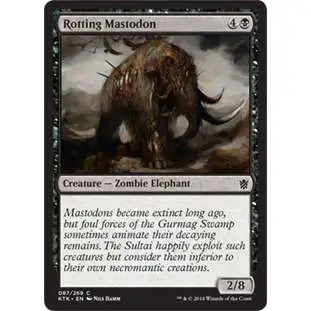 MtG Khans of Tarkir Common Foil Rotting Mastodon #87
