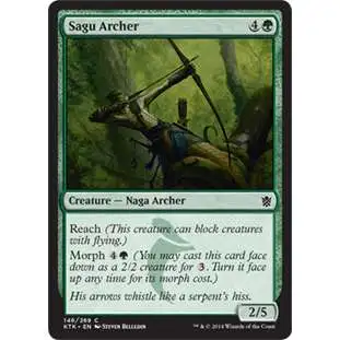 MtG Khans of Tarkir Common Foil Sagu Archer #146