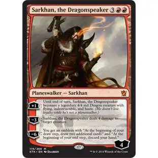 MtG Khans of Tarkir Mythic Rare Sarkhan, the Dragonspeaker #119