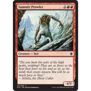 MtG Khans of Tarkir Common Foil Summit Prowler #121