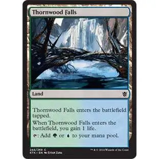 MtG Khans of Tarkir Common Foil Thornwood Falls #244