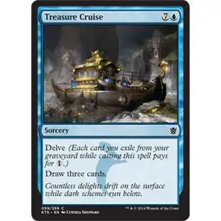 MtG Khans of Tarkir Common Foil Treasure Cruise #59 [Played]