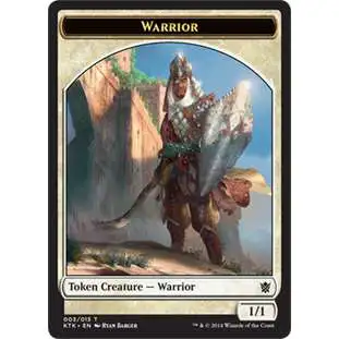 MtG Khans of Tarkir Warrior Token