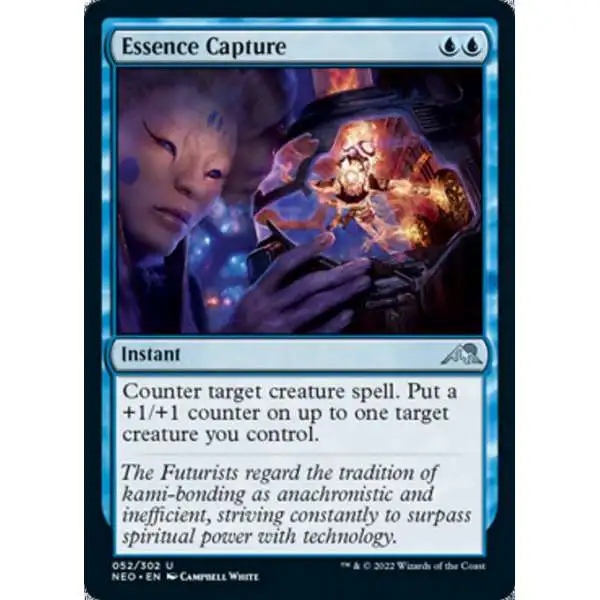 MtG Trading Card Game Kamigawa Neon Dynasty Uncommon Essence Capture #52