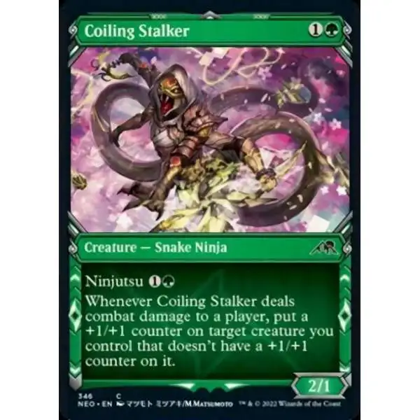 ninjutsu cards mtg Ink-Eyes, Servant of Oni - Single Card Put one of them into your hand and the rest on the bottom of your library in any order. Satoru Umezawa [Kamigawa: Neon Dynasty