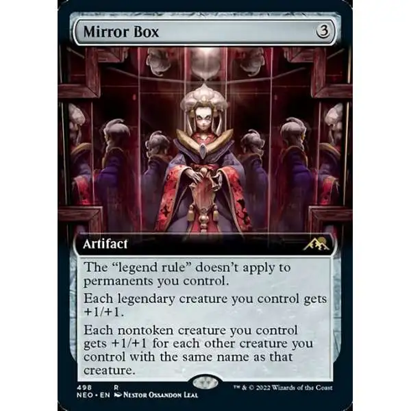 MtG Trading Card Game Kamigawa Neon Dynasty Rare Mirror Box #498 [Extended Art]