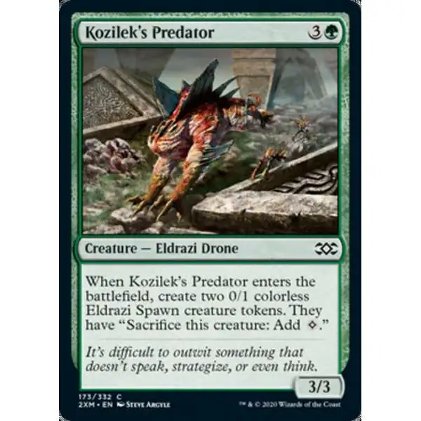 MtG Double Masters Common Foil Kozilek's Predator #173