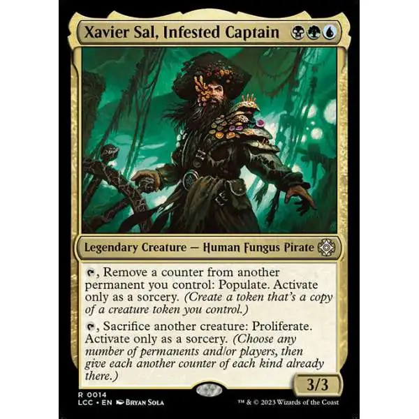 MtG The Lost Caverns of Ixalan Commander Rare Xavier Sal, Infested Captain #14