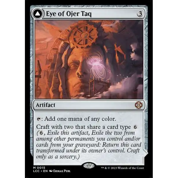 MtG The Lost Caverns of Ixalan Commander Mythic Rare Eye of Ojer Taq // Apex Observatory #15