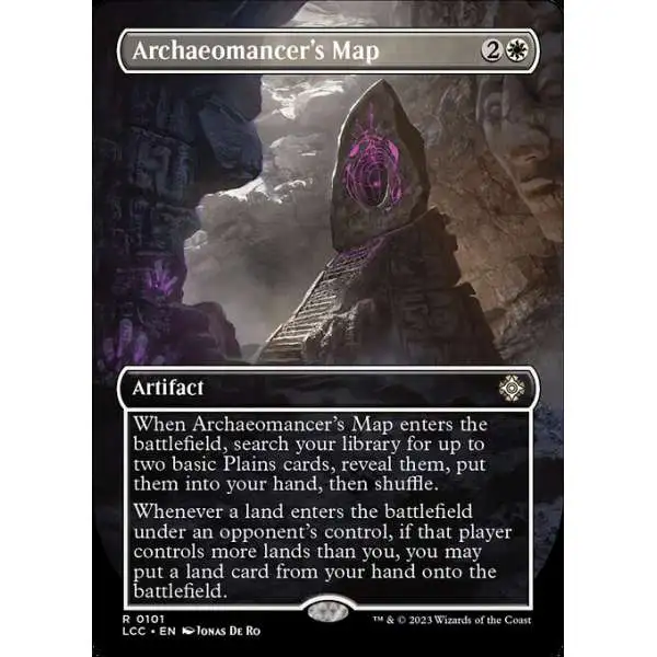 MtG The Lost Caverns of Ixalan Commander Rare Archaeomancer's Map #101