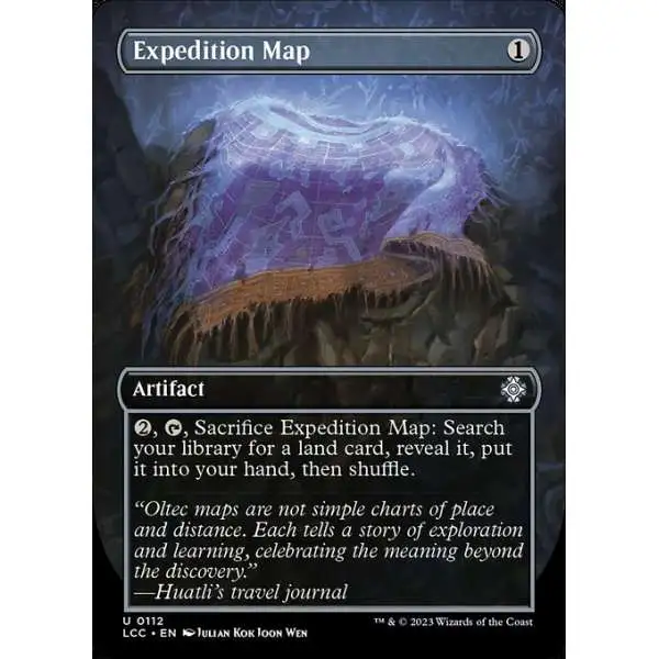 MtG The Lost Caverns of Ixalan Commander Uncommon Expedition Map #112
