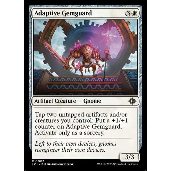 MtG The Lost Caverns of Ixalan Common Adaptive Gemguard #3