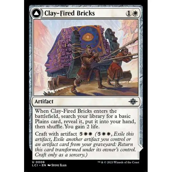 MtG The Lost Caverns of Ixalan Uncommon Clay-Fired Bricks // Cosmium Kiln #6