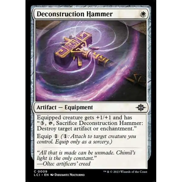 MtG The Lost Caverns of Ixalan Common Foil Deconstruction Hammer #9