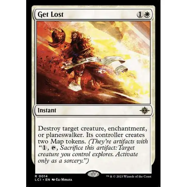 MtG The Lost Caverns of Ixalan Rare Foil Get Lost #14