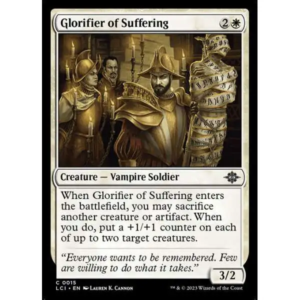 MtG The Lost Caverns of Ixalan Common Glorifier of Suffering #15