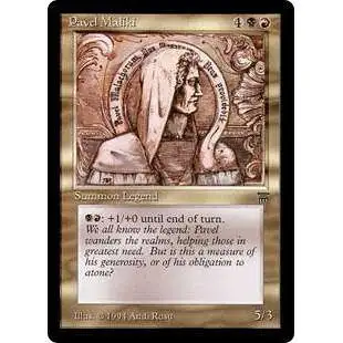 MtG Legends Uncommon Pavel Maliki [Lightly Played]
